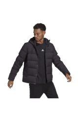 adidas Helionic Hooded Down Erkek Mont Siyah HN5640