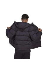 adidas Helionic Hooded Down Erkek Mont Siyah HN5640