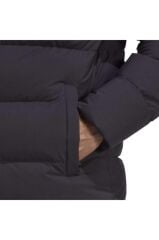 adidas Helionic Hooded Down Erkek Mont Siyah HN5640