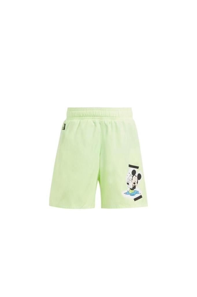 adidas x Disney Mickey Erkek Çocuk Deniz Şortu Yeşil IT8615