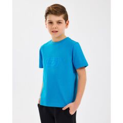 Skechers B Essentials Erkek Çocuk Tshirt Mavi SK232080-315