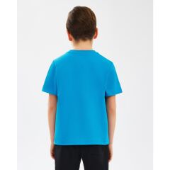 Skechers B Essentials Erkek Çocuk Tshirt Mavi SK232080-315