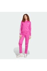 adidas Essentials 3-Stripes Track Suit Kadın Eşofman Takımı Pembe JD5436