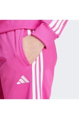 adidas Essentials 3-Stripes Track Suit Kadın Eşofman Takımı Pembe JD5436