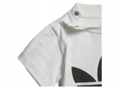 Adidas Beyaz Unisex Çocuk Trefoıl Tee T-Shirt DV2828