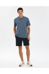 Skechers M Soft Touch Sweat Short Erkek Siyah Şort S2610099-3817