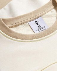 Skechers W Diagonal Lw Fleece Crew Neck Kadın Sweatshirt Beyaz S2510045-102