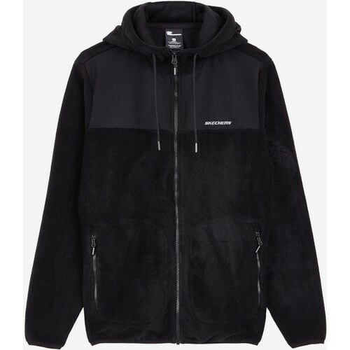 Skechers M Woven Panel Full Zip Erkek Polar Sweatshirt S222145-001