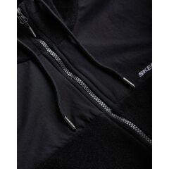 Skechers M Woven Panel Full Zip Erkek Polar Sweatshirt S222145-001