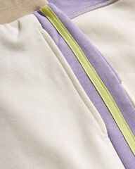 Skechers W Diagonal Lw Fleece Crew Neck Kadın Şort Beyaz S2510049-102