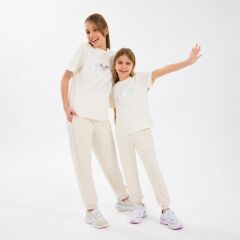 Skechers B Short Sleeve Regular Fit Kız Çocuk Tişört Beyaz SK2510102-102
