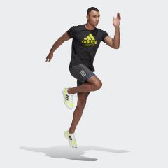 Adidas Erkek Siyah Gj6472 Run Logo Tee