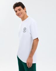 Skechers M Graphic Tee T-Shirt Erkek Tişört Beyaz S2610064-2325