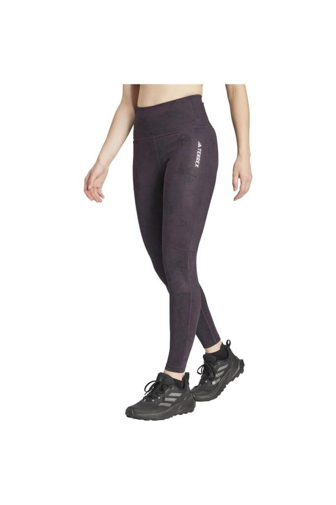 adidas Terrex Multi Allover Print Kadın Tayt Mor IW9293
