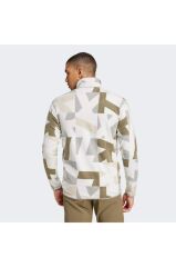 adidas Terrex Multi Printed Full-Zip Fleece Erkek Sweatshirt Gri IX7719