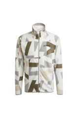 adidas Terrex Multi Printed Full-Zip Fleece Erkek Sweatshirt Gri IX7719