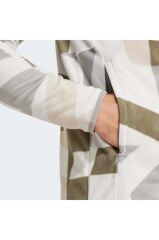 adidas Terrex Multi Printed Full-Zip Fleece Erkek Sweatshirt Gri IX7719