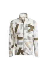adidas Terrex Multi Printed Full-Zip Fleece Erkek Sweatshirt Gri IX7719