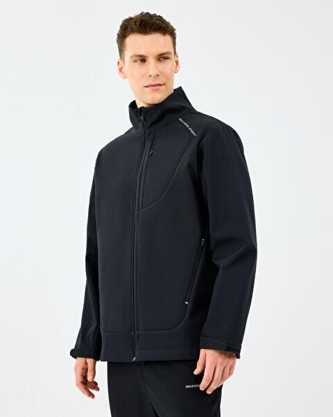 Skechers M Softshell Basic Jacket Erkek Ceket Siyah S2520132-3817