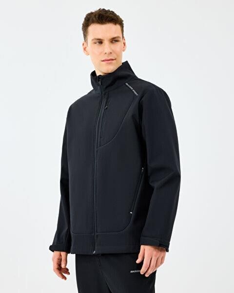 Skechers M Softshell Basic Jacket Erkek Ceket Siyah S2520132-3817