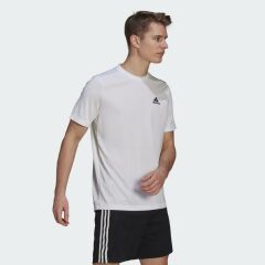 Adidas Aeroready Designed To Move Beyaz Erkek T-shirt GM5509