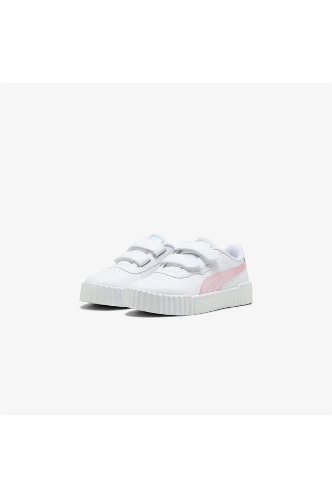 Puma Carina 3.0 Blurry DreamsV PS Kız Çocuk Spor Ayakkabı Beyaz 40060901