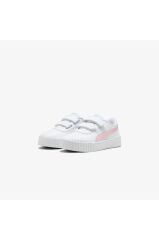 Puma Carina 3.0 Blurry DreamsV PS Kız Çocuk Spor Ayakkabı Beyaz 40060901