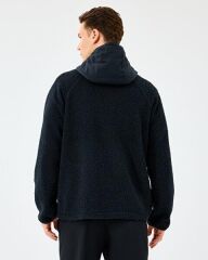 Skechers M Comfort Hoodie Sherpa Jacket Erkek Ceket Siyah S2520131-3817
