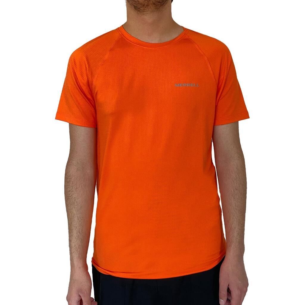 Merrell Tend Erkek Koşu Tişört Turuncu M3TEND-34067