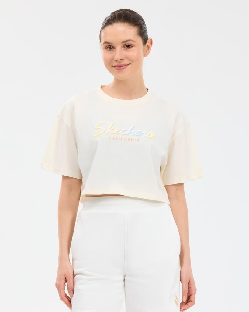 Skechers W Crop Graphic T-shirt - S2610054-3855