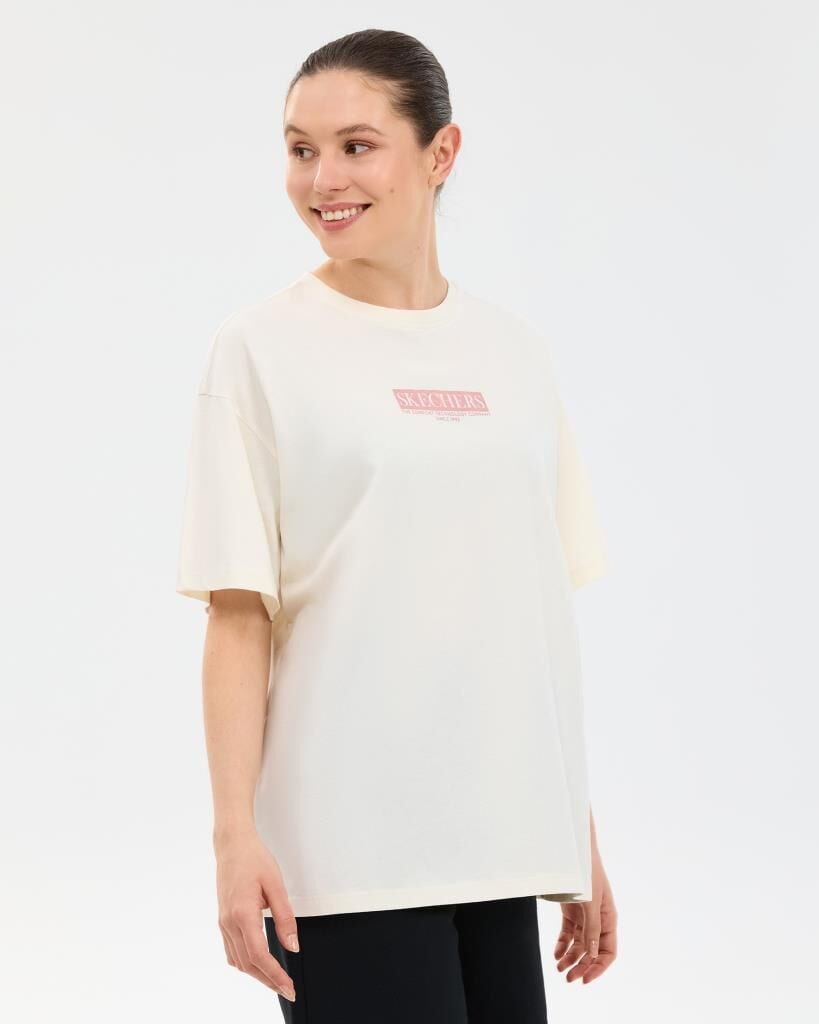 Skechers W Oversize Fit Graphic T-Shirt - S2610063-3855