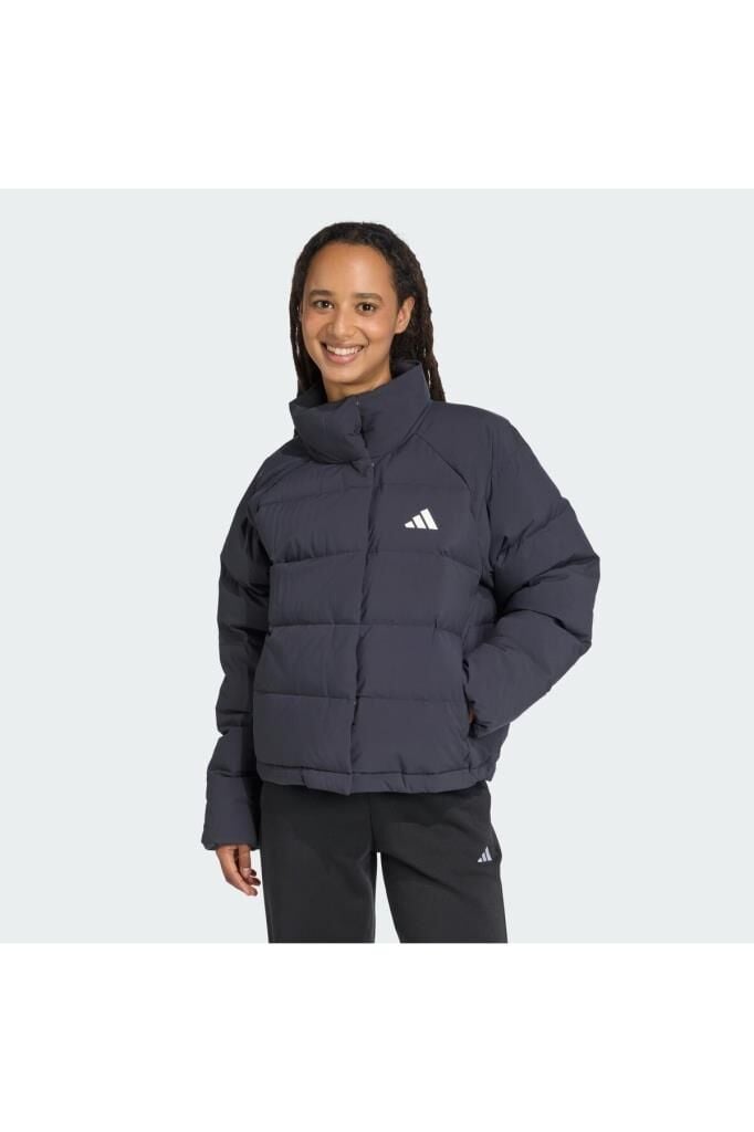 adidas Helionic Climawarm Relaxed Kadın Mont Siyah JN2087