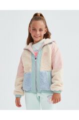 Skechers G Outdoor Fleece Full Zip Sherpa Kız Çocuk Pembe Ceket Sk232176-590