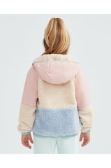Skechers G Outdoor Fleece Full Zip Sherpa Kız Çocuk Pembe Ceket Sk232176-590