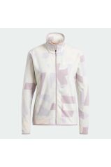 adidas Terrex Multi Printed Full-Zip Fleece Kadın Sweatshirt Gri IZ3345