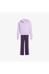 adidas Jg 3S Fl Ts 240 Essentials Çocuk Eşofman Takımı Mor JN2439