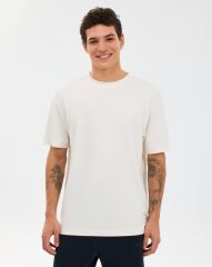 Skechers Beyaz Erkek Tişört M Relaxed Fit-Shirt  S2610136-3855