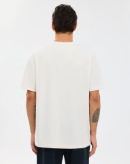 Skechers Beyaz Erkek Tişört M Relaxed Fit-Shirt  S2610136-3855