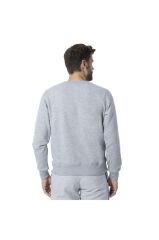 New Balance Erkek Sweatshirt Gri MNC1105-AG