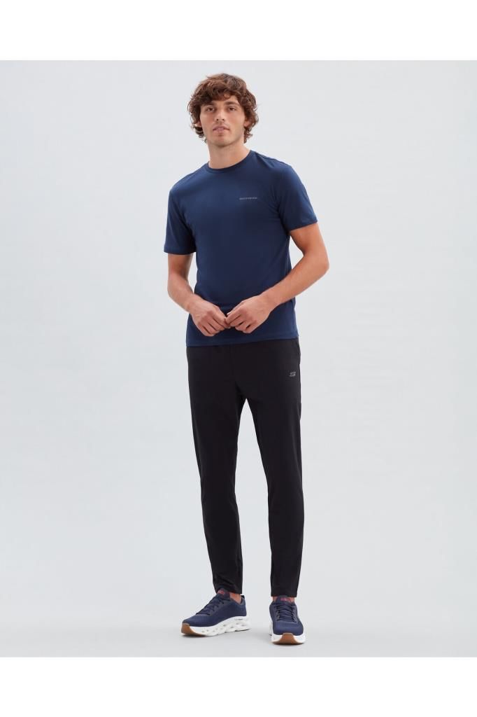 Skechers M Micro Collection Regular Woven Pant Erkek Siyah Pantolon S222083-001