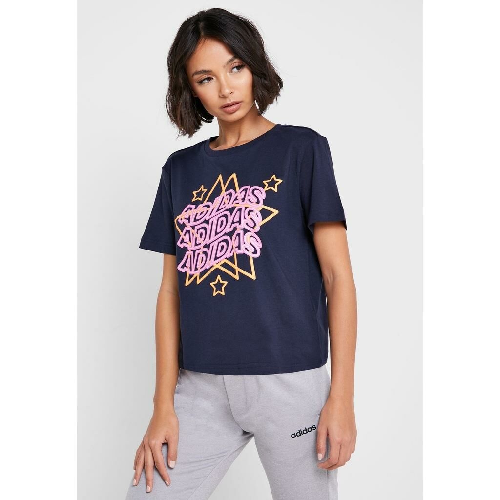 Adidas Fj5018 W Mhg Star T Kadın T-shirt