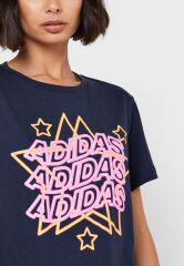 Adidas Fj5018 W Mhg Star T Kadın T-shirt