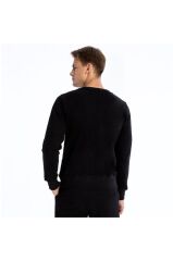 New Balance Erkek Sweatshirt Siyah MNC1105-BK