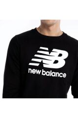 New Balance Erkek Sweatshirt Siyah MNC1105-BK