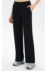 Skechers W Essential Wide Leg Sweatpant Kadın Eşofman Altı Siyah S2610152-3817