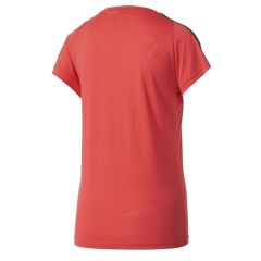 Adidas S97184 Ess 3S Slım Teecorpnk/Black Kadın T-Shirt