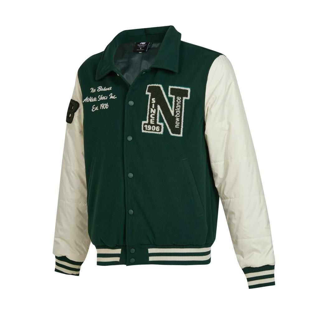 New Balance Lifestyle Erkek Ceket Yeşil MNJ3391-GRN