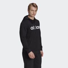 Adidas Essential Logo Erkek Siyah Sweatshirt GK9064