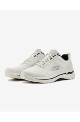 Skechers Go Walk Arch Fit - Idyllic Erkek Beyaz Yürüyüş Ayakkabısı 216116 WBRD