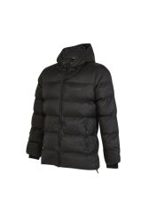 New Balance Erkek Siyah Kapüşonlu Mont MPJ3122-BK